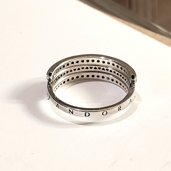 Authentic NEW Pandora Reversible S925 ALE CZ Ring - Picture 5 of 8